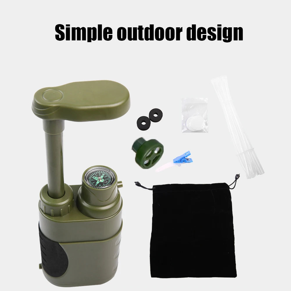 Portable Outdoor Water Filter for Camping & Survival