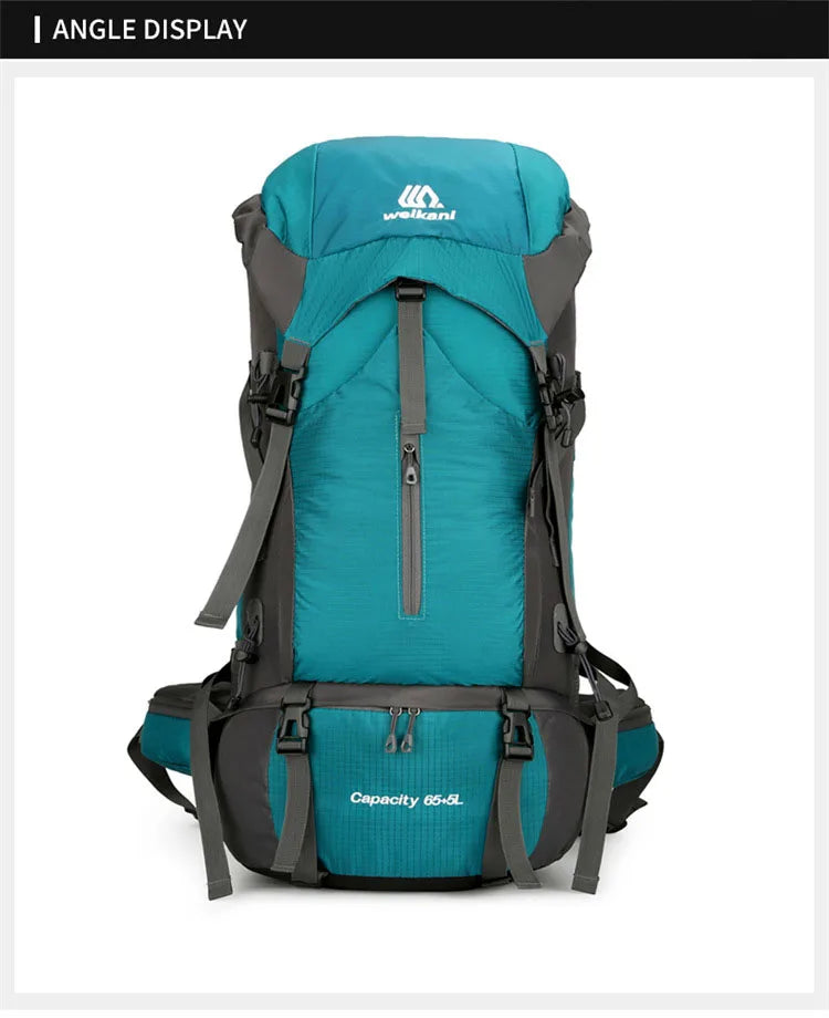 70L Hiking Camping Backpack with Rain Cover