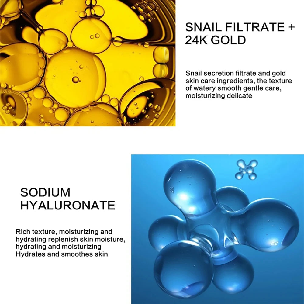 24K Gold Snail Collagen Moisturizing Cream