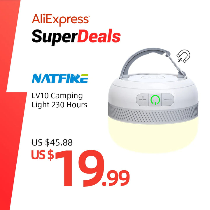 LV10 Rechargeable Outdoor LED Camping Lantern