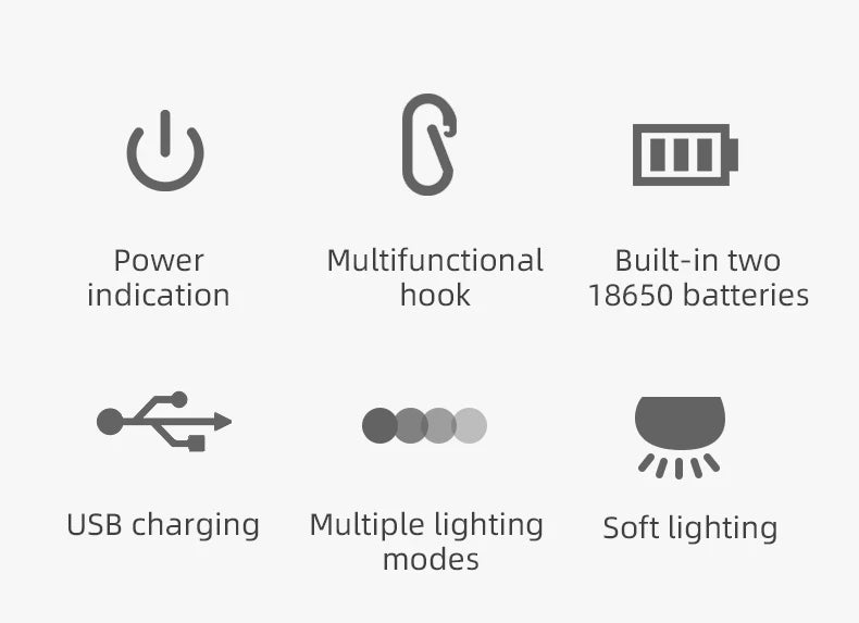 LV10 Rechargeable Outdoor LED Camping Lantern