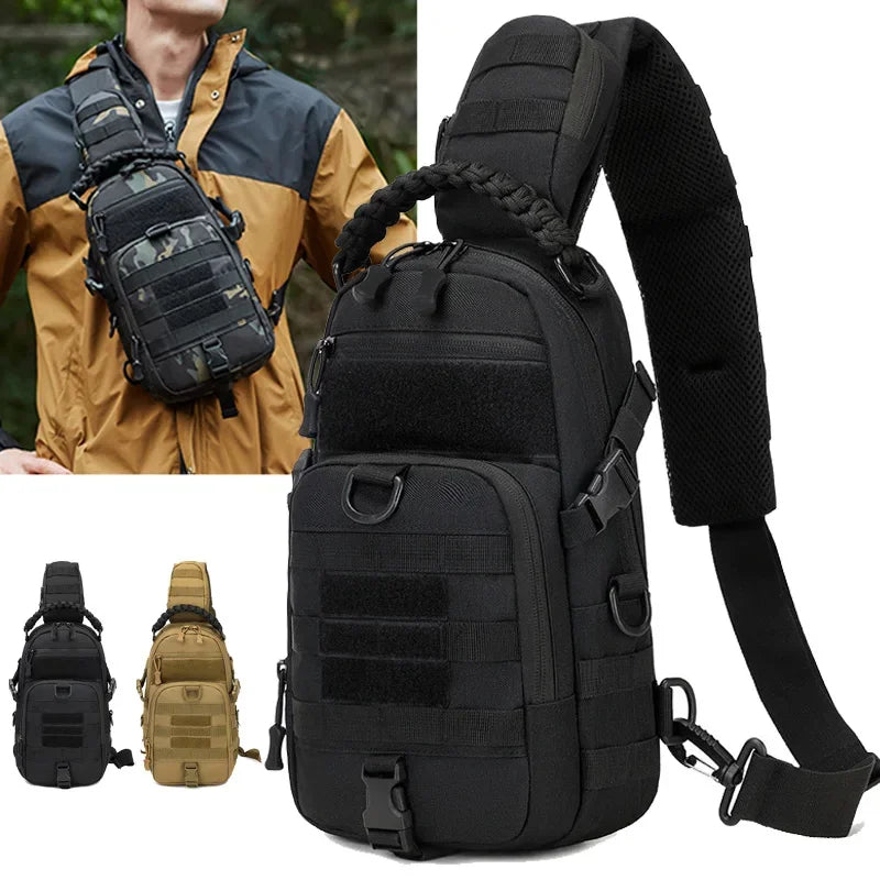 Tactical Chest Bag MOLLE Sling Backpack for Men
