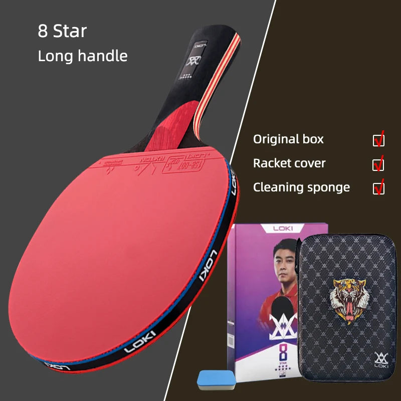 LOKI 9-Star Carbon Table Tennis Racket