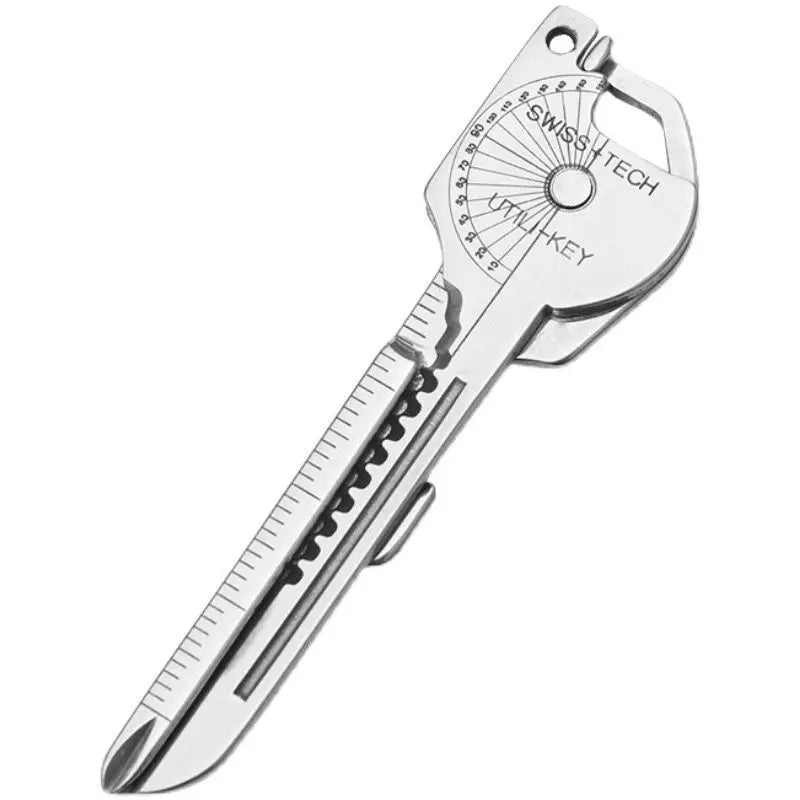 8-in-1 Multi-Tool Keychain for Camping & Survival
