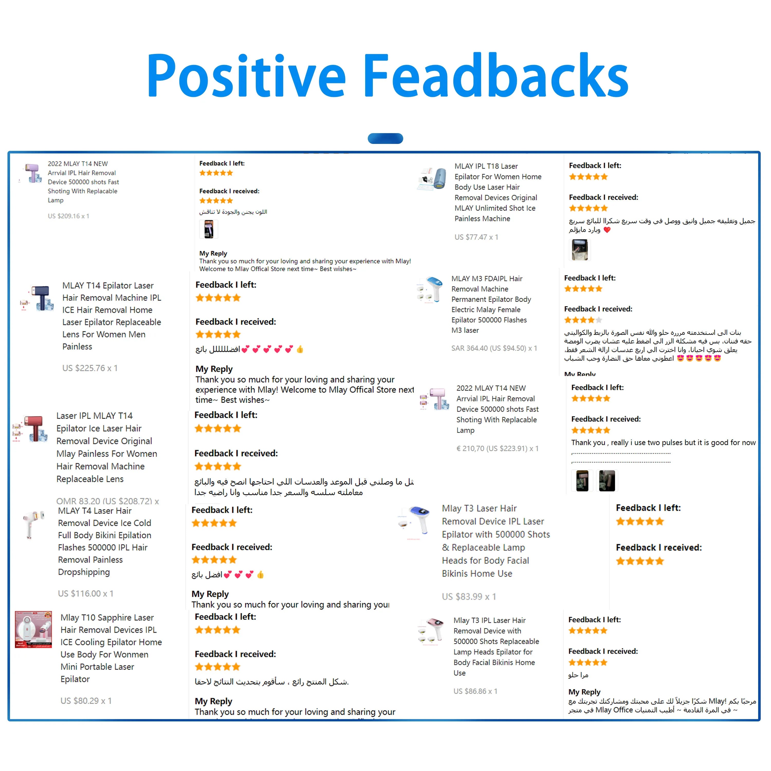 Mlay T18 IPL Hair Removal Device with ICE Cooling