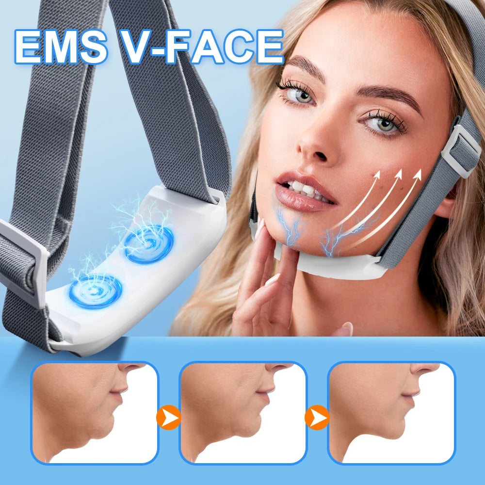 EMS V-Face Lifting Massager – Microcurrent Facial Toning Device