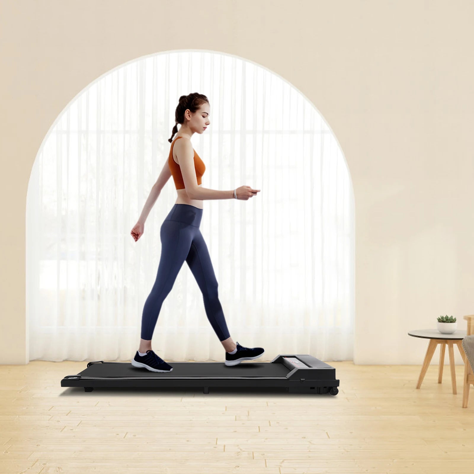 2-in-1 Walking Treadmill for Home & Office