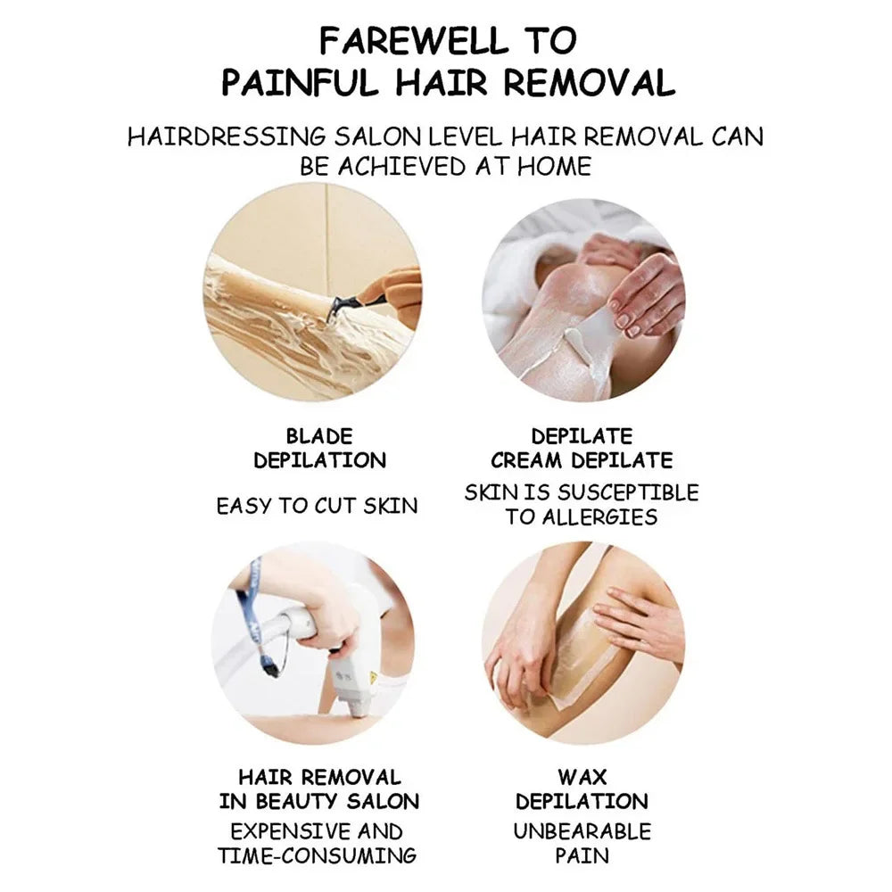 Reusable Glass Hair Removal Epilator for Women