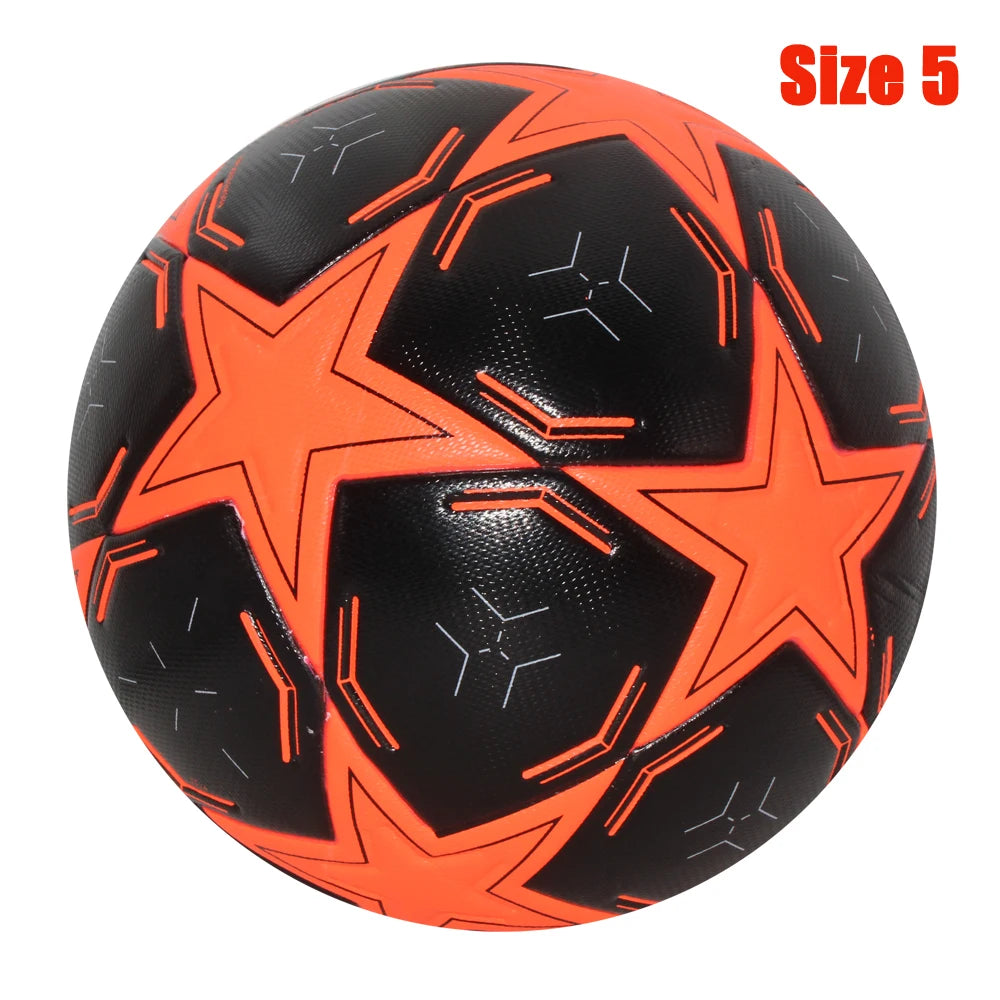 Size 4/5 PU Seamless Soccer Ball – Match & Training