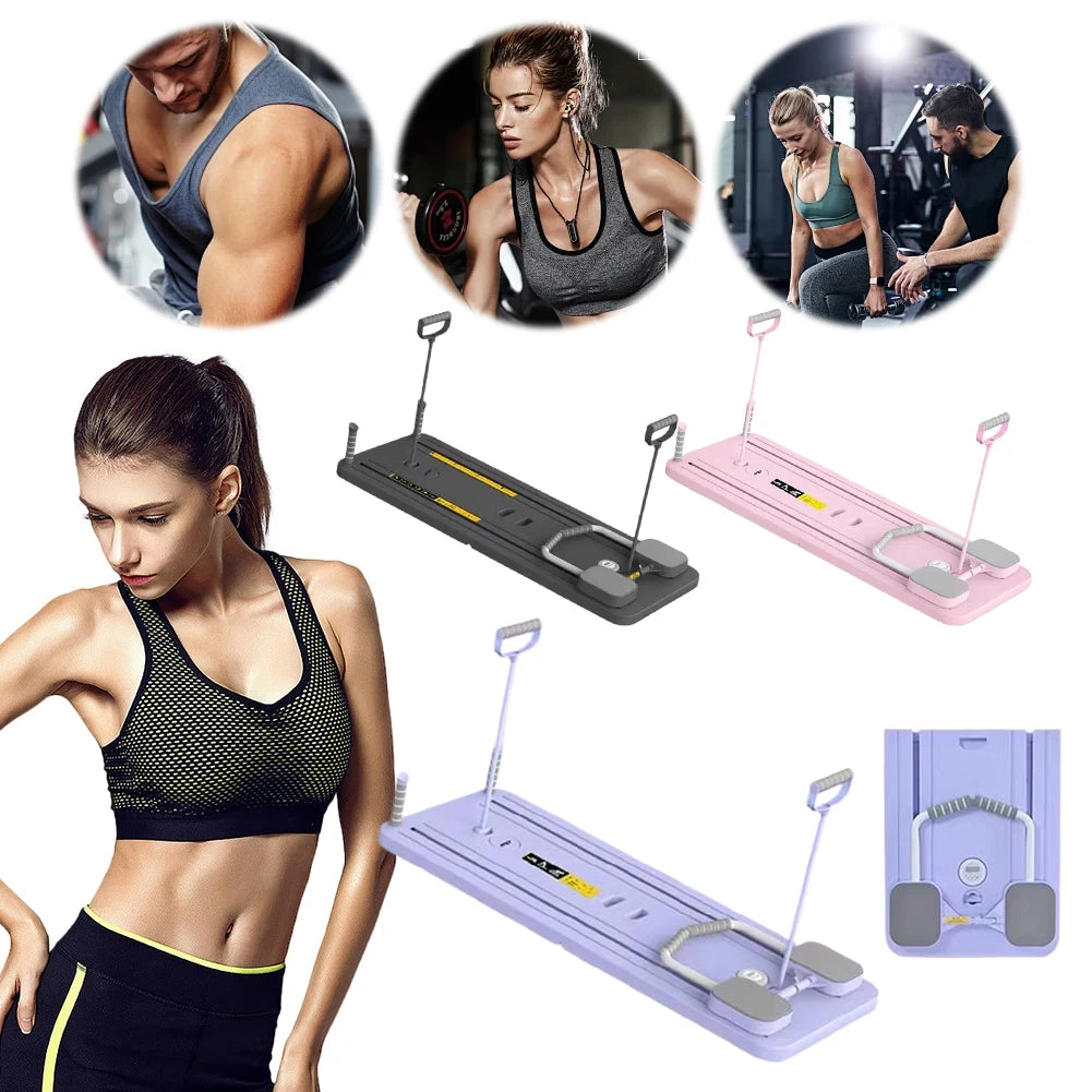 Multifunctional Foldable Fitness Board with Timer
