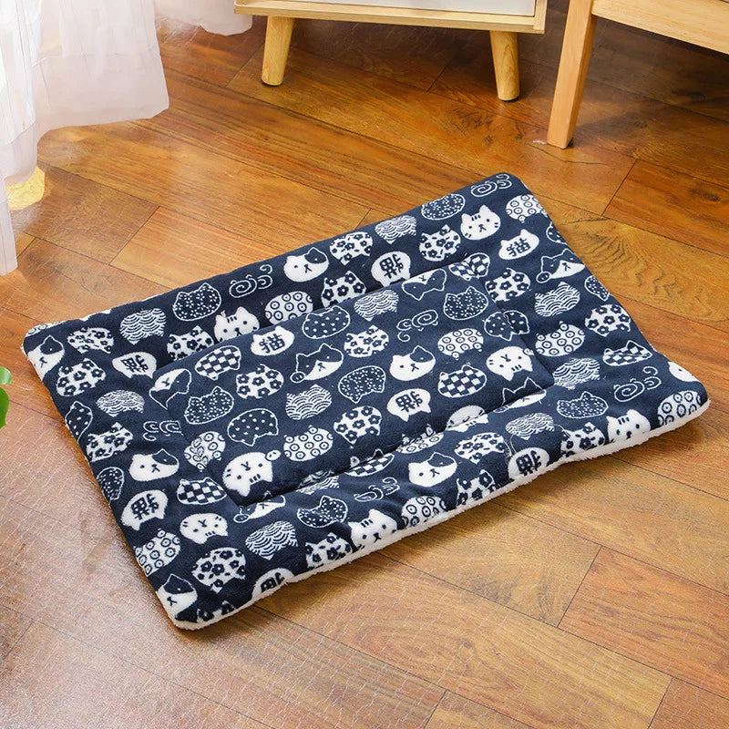 Flannel Pet Sleeping Mat Dog & Cat Bed