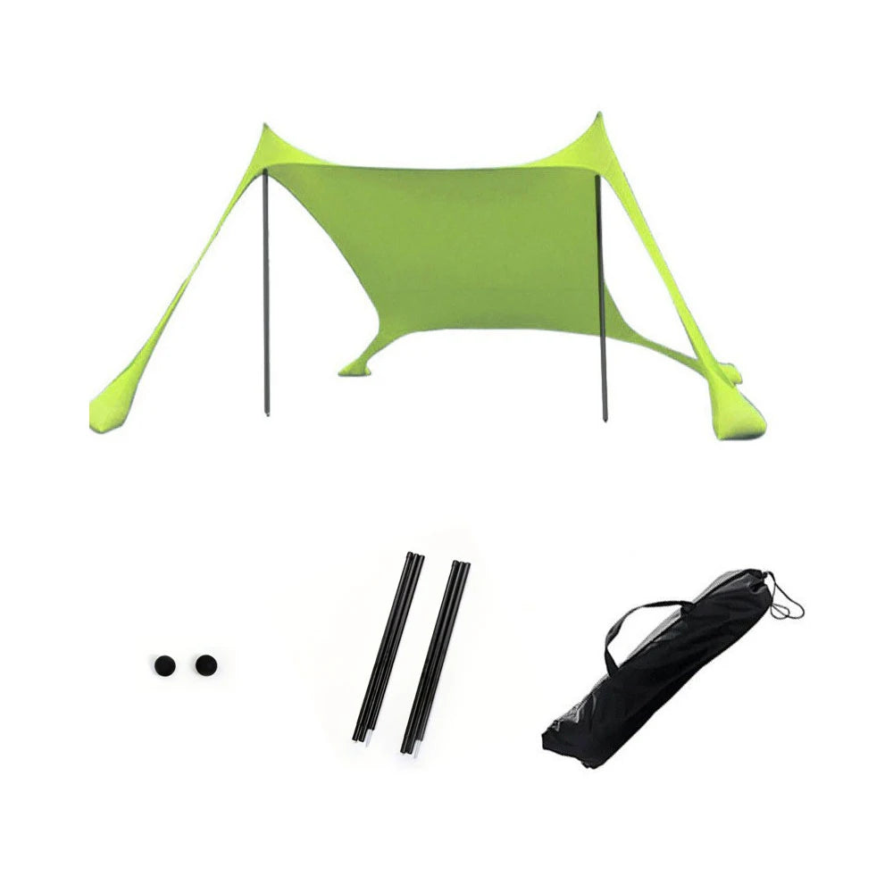 Portable UPF50+ Beach Tent – Windproof Sun Shelter for Camping & Family Use