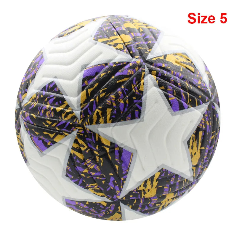 Size 4/5 PU Seamless Soccer Ball – Match & Training