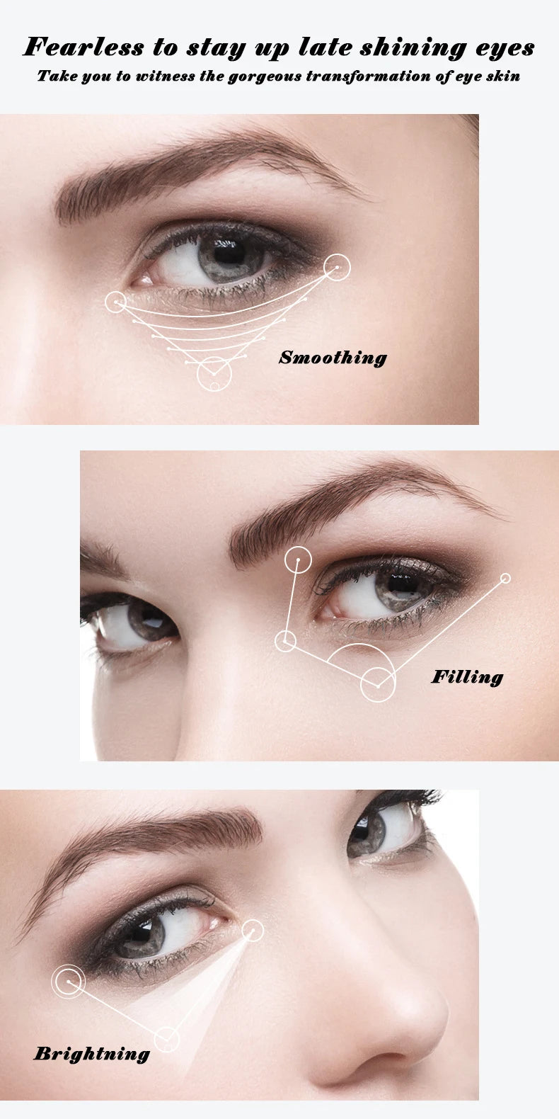 60pcs Gold Collagen Moisturizing Eye Masks