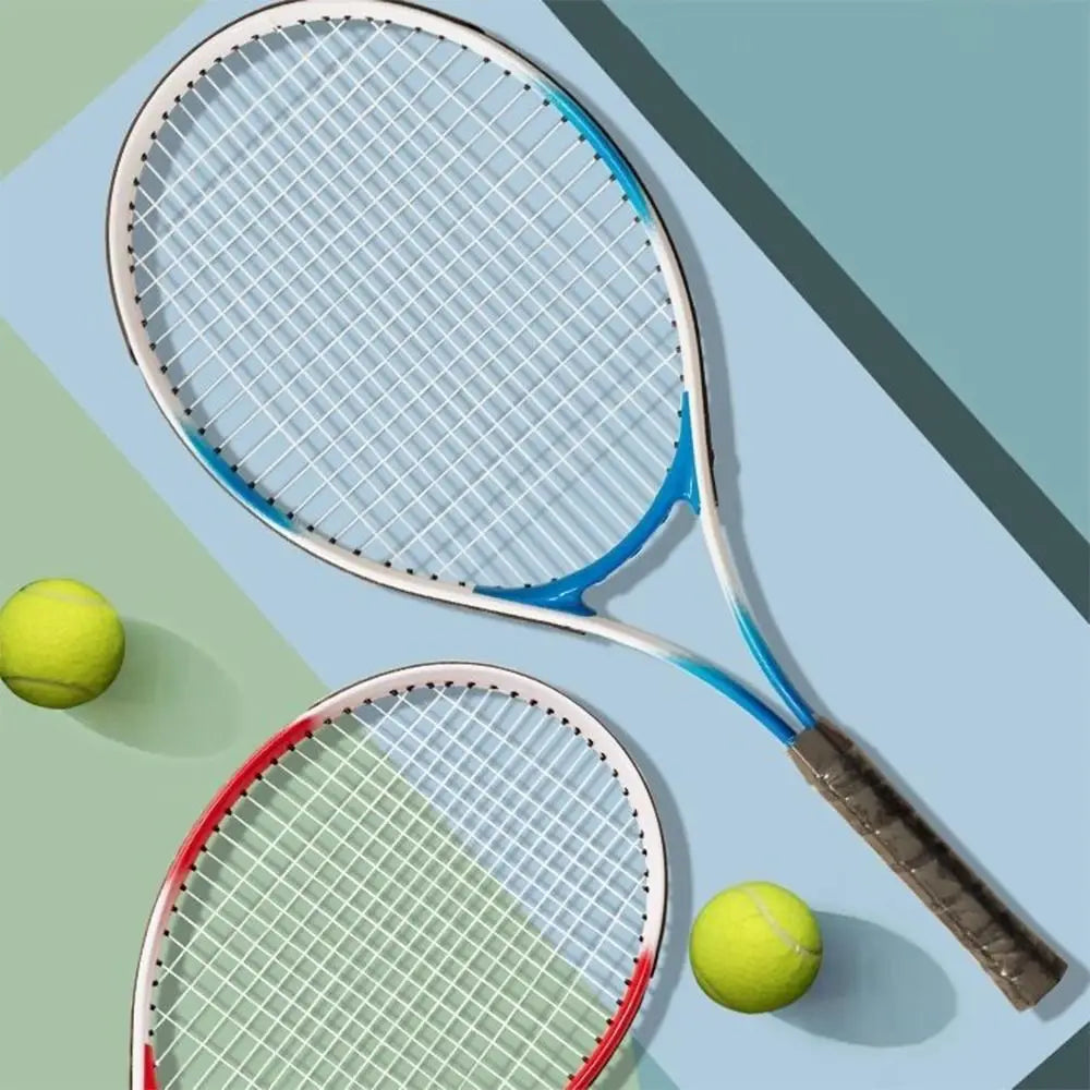 Red & Blue Child Tennis Racket – Beginner Training Racquet
