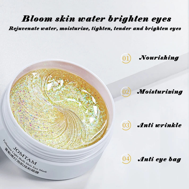60pcs Gold Collagen Moisturizing Eye Masks