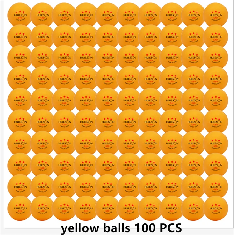 Huieson 3-Star ABS 40+ Ping Pong Balls (20–100pcs)