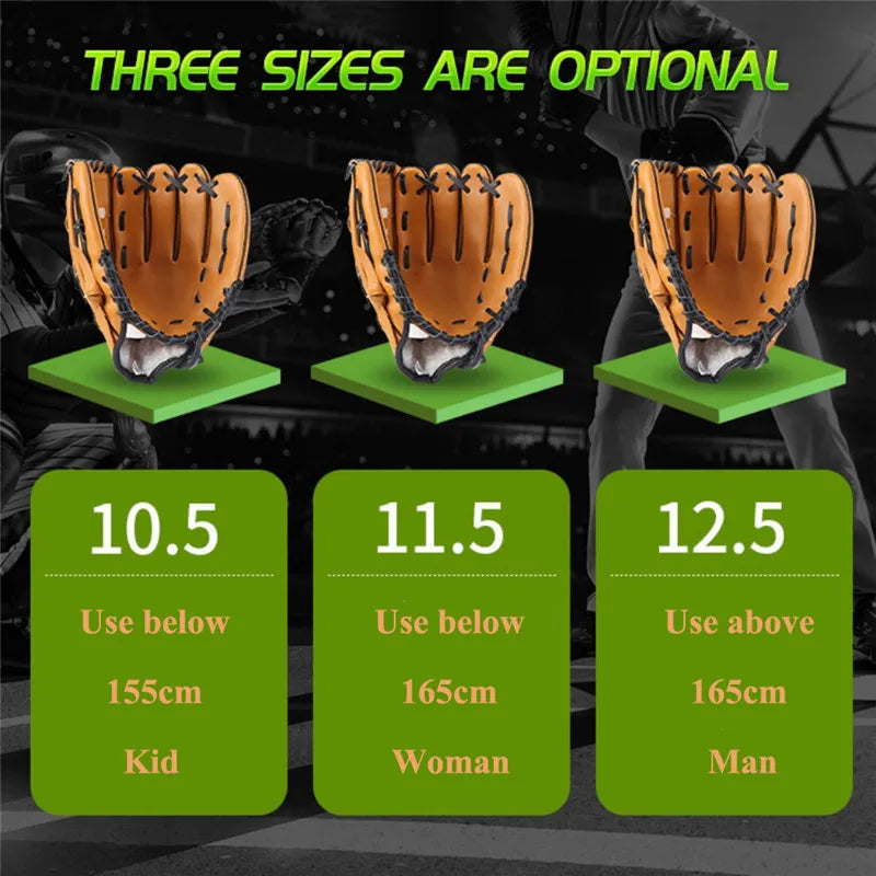 Outdoor Baseball Glove – 10.5/11.5/12.5" Left Hand