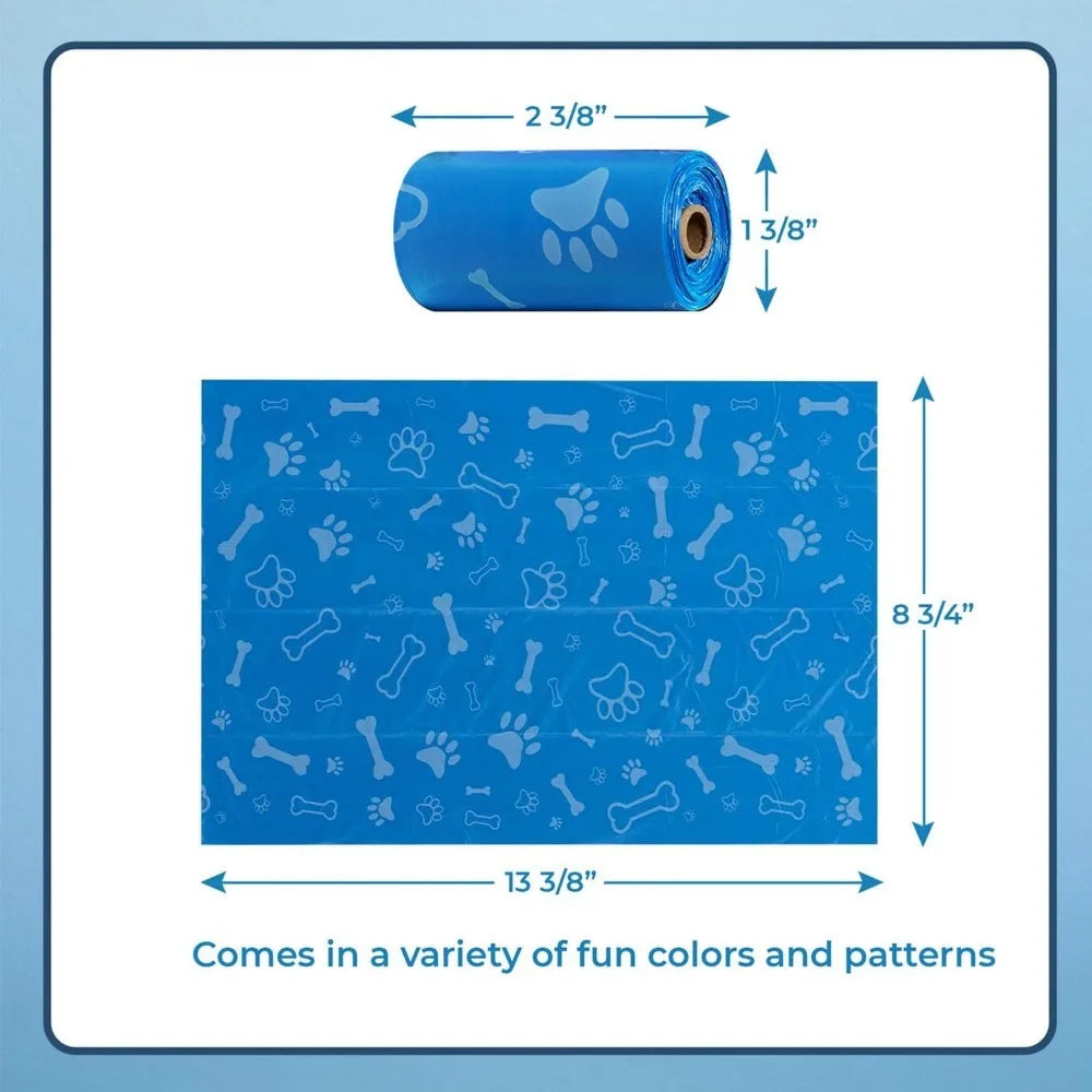 150-Count Dog Poop Bags for Waste Cleanup