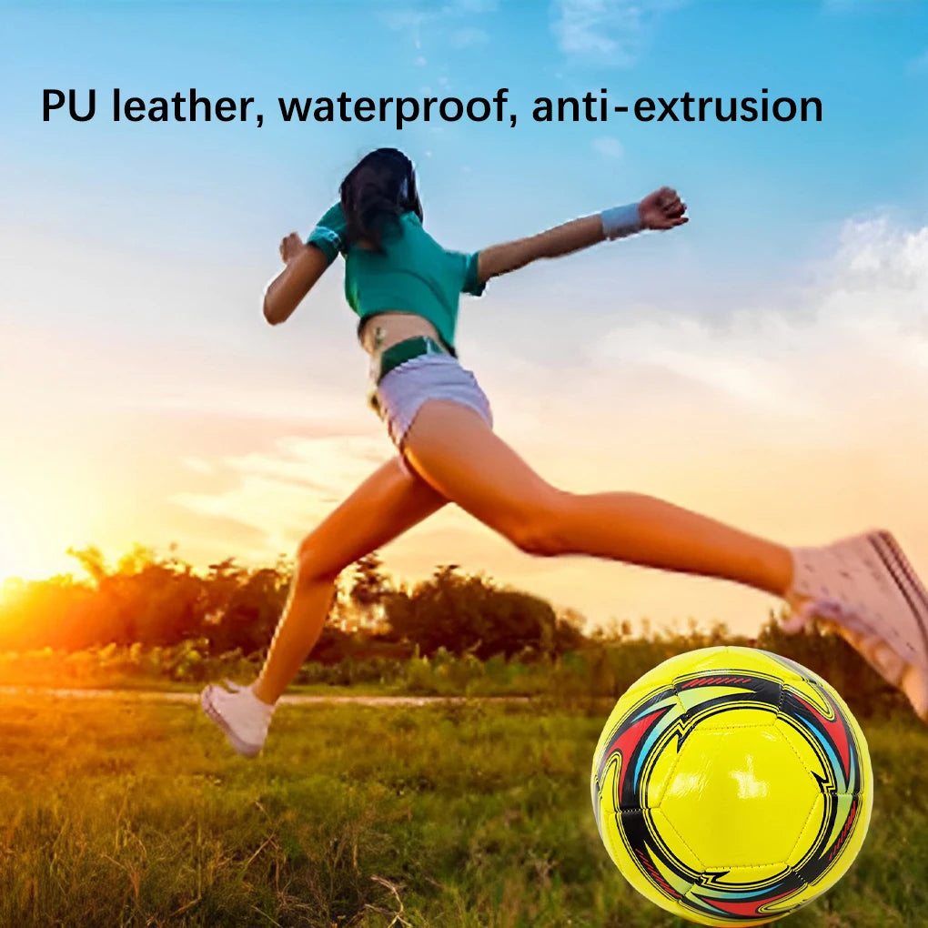 Standard Size 5 Wear-Resistant Rubber Soccer Ball