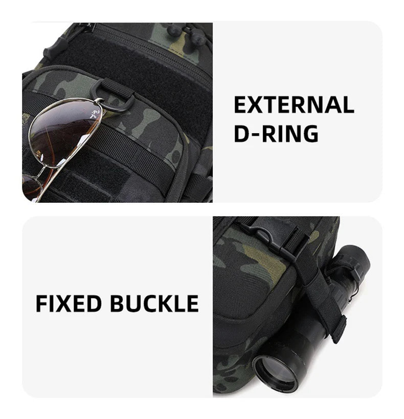 Tactical Chest Bag MOLLE Sling Backpack for Men