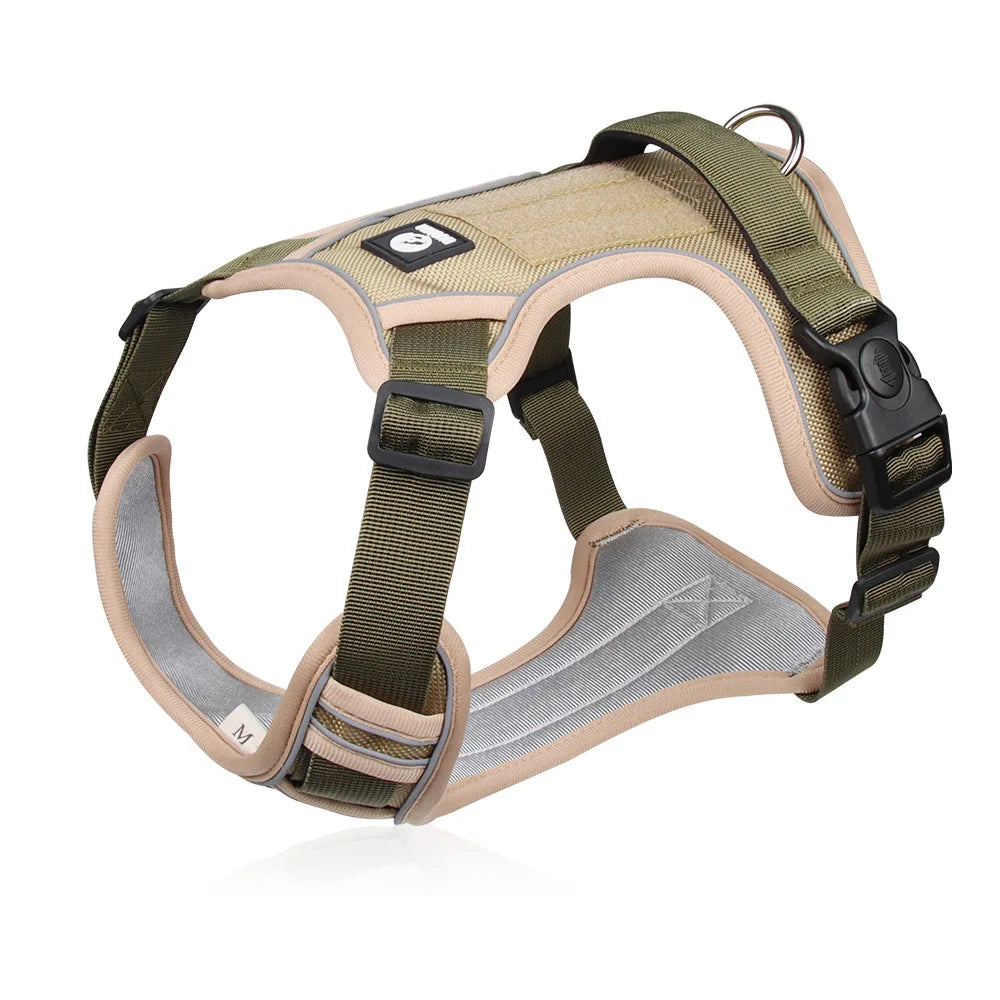 Reflective Tactical Dog Harness for Medium & Large Dogs