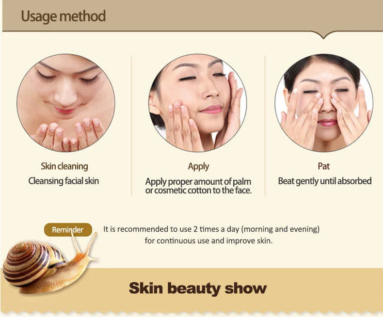 Snail Face Cream & Retinol Eye Massage Roller Set
