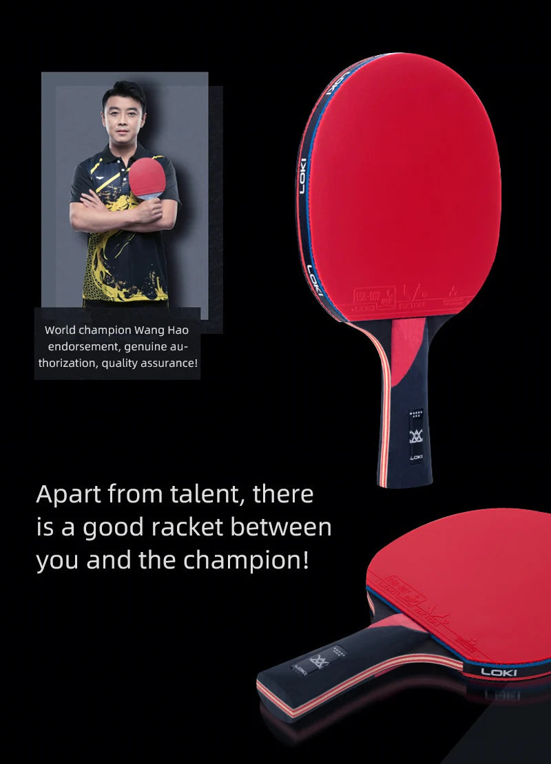 LOKI 9-Star Carbon Table Tennis Racket