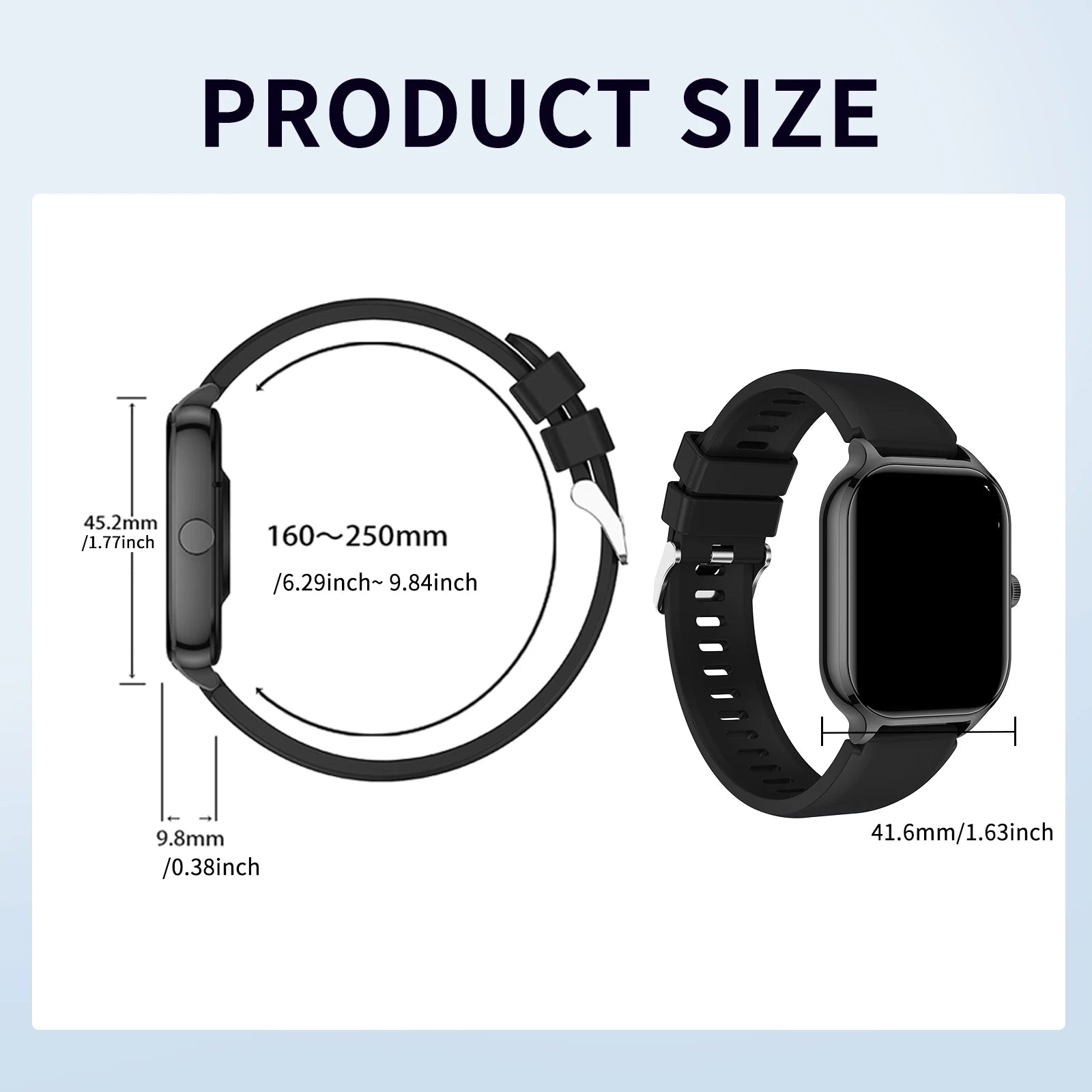 Smartwatch with Wireless Calling & Fitness Monitoring