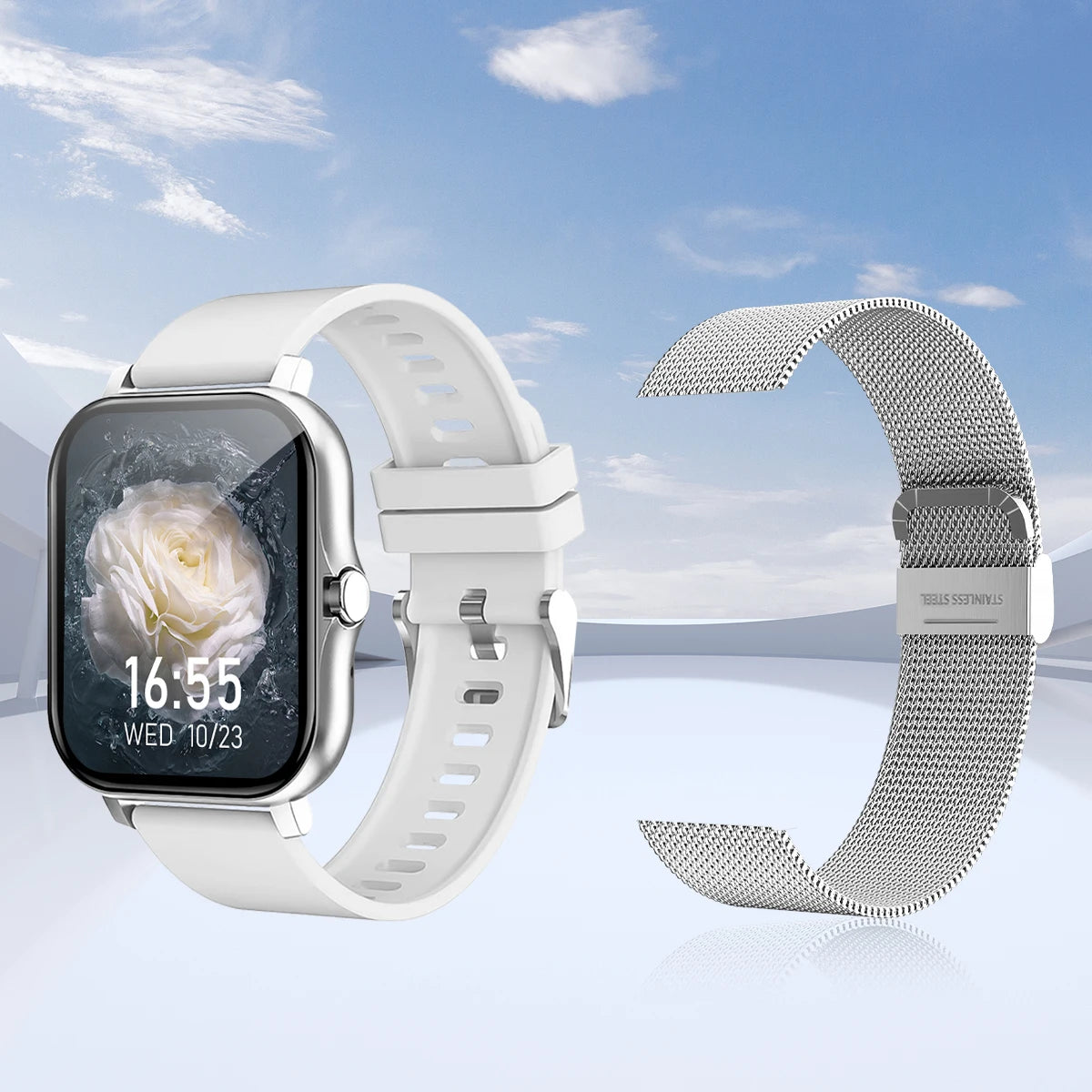 Smartwatch with Wireless Calling & Fitness Monitoring