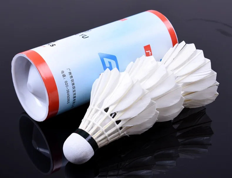 3PCS Duck Feather Badminton Shuttlecock Set