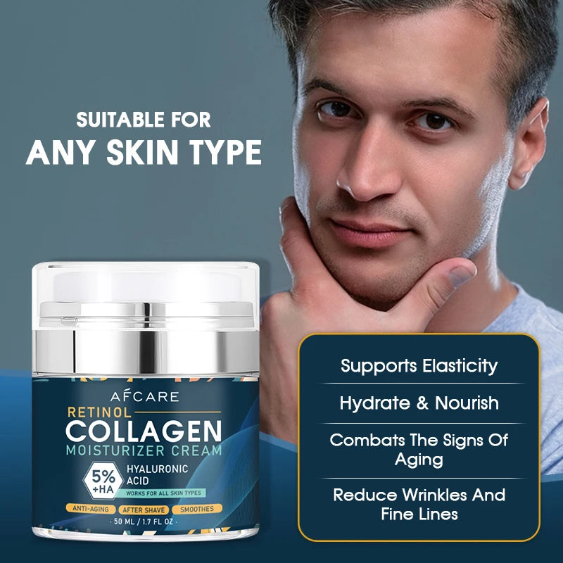 Instant Retinol Lifting & Firming Face Cream for Men