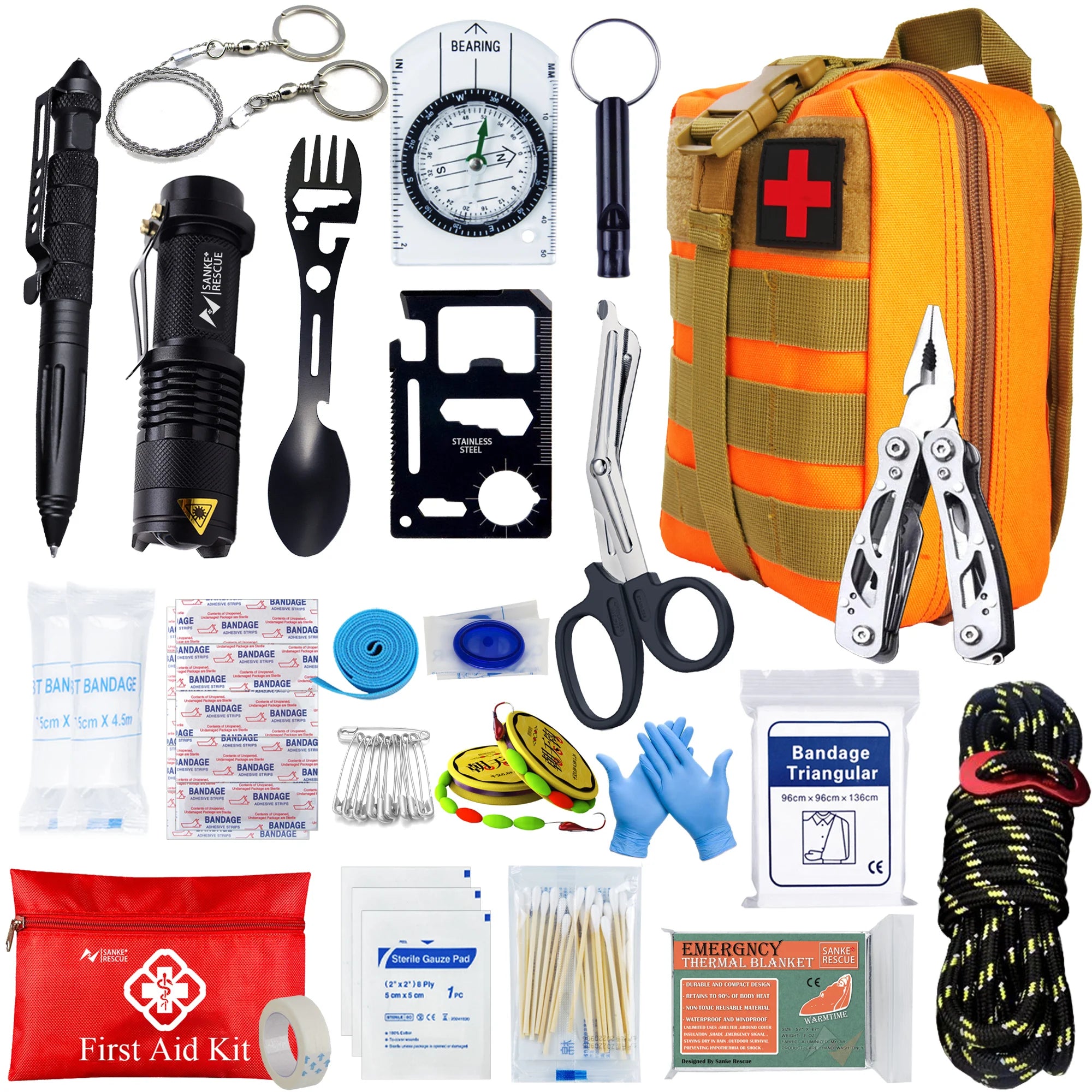 MOLLE Survival First Aid Kit – Full Emergency Set