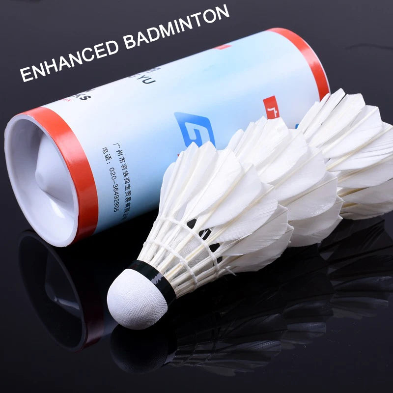 3PCS Duck Feather Badminton Shuttlecock Set