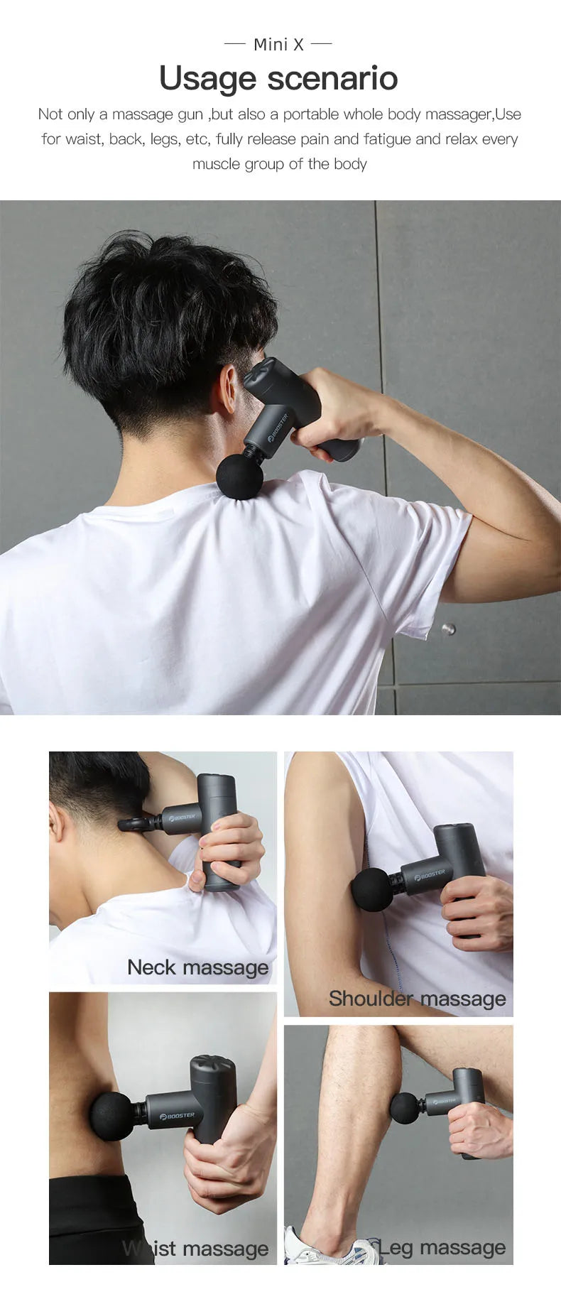 Booster Mini X Portable Massage Gun