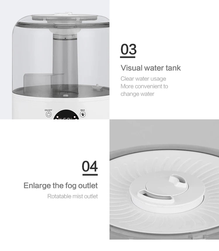 KINSCOTER 3L Air Humidifier with Remote & Timer