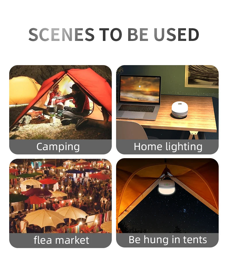 LV10 Rechargeable Outdoor LED Camping Lantern