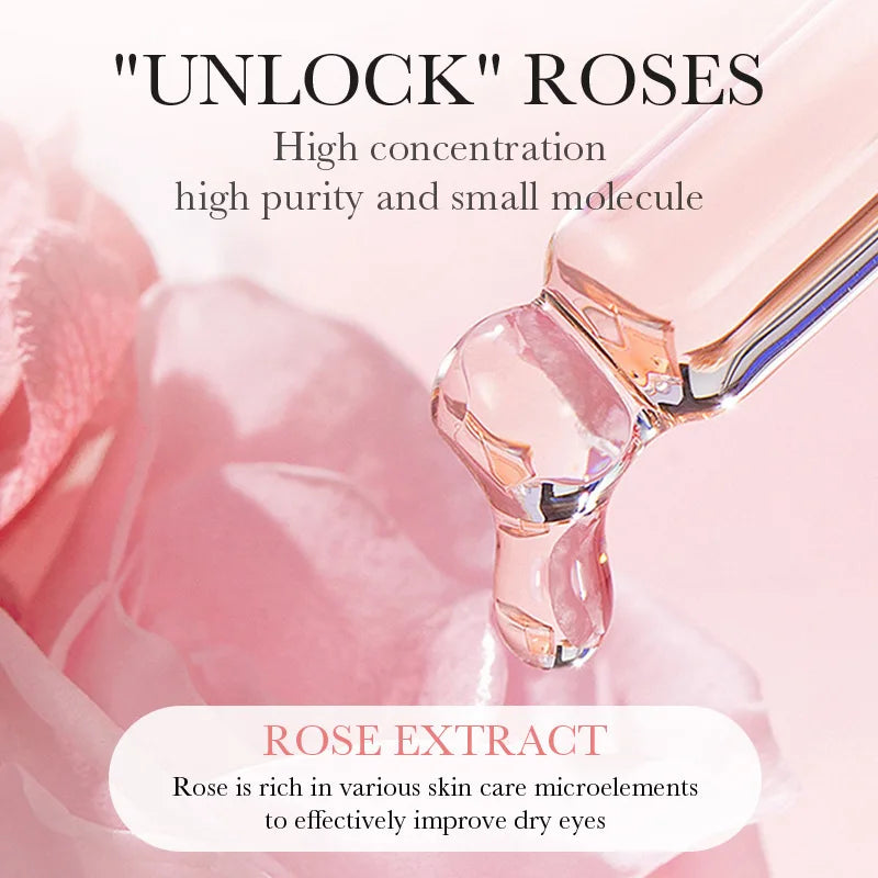 60pcs BIOAQUA Rose Hyaluronic Acid Eye Masks