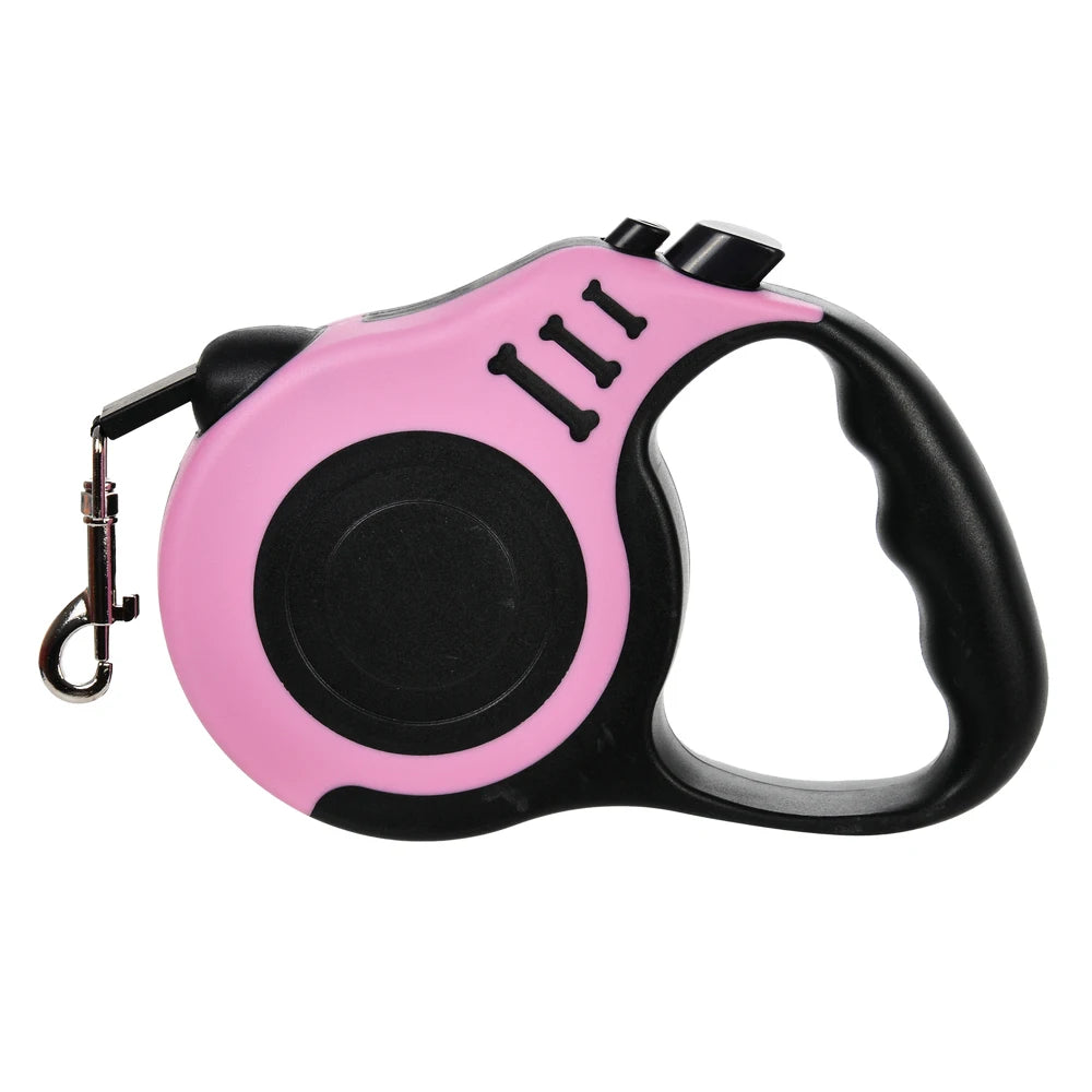 3m/5m Retractable Dog Leash for Small & Medium Pets