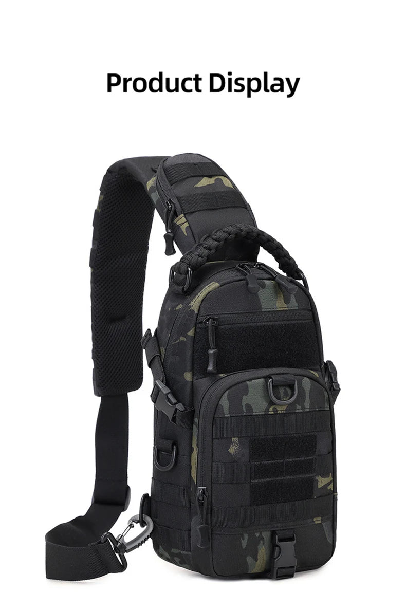 Tactical Chest Bag MOLLE Sling Backpack for Men