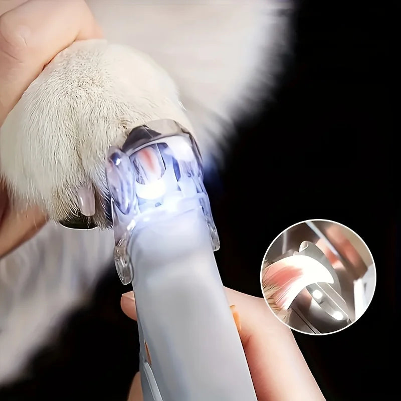 LED Pet Nail Clipper with Light for Cats & Dogs