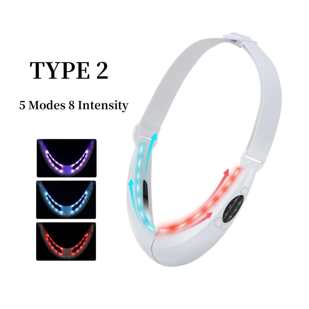 Red Light V-Face Lifting Massager with Remote