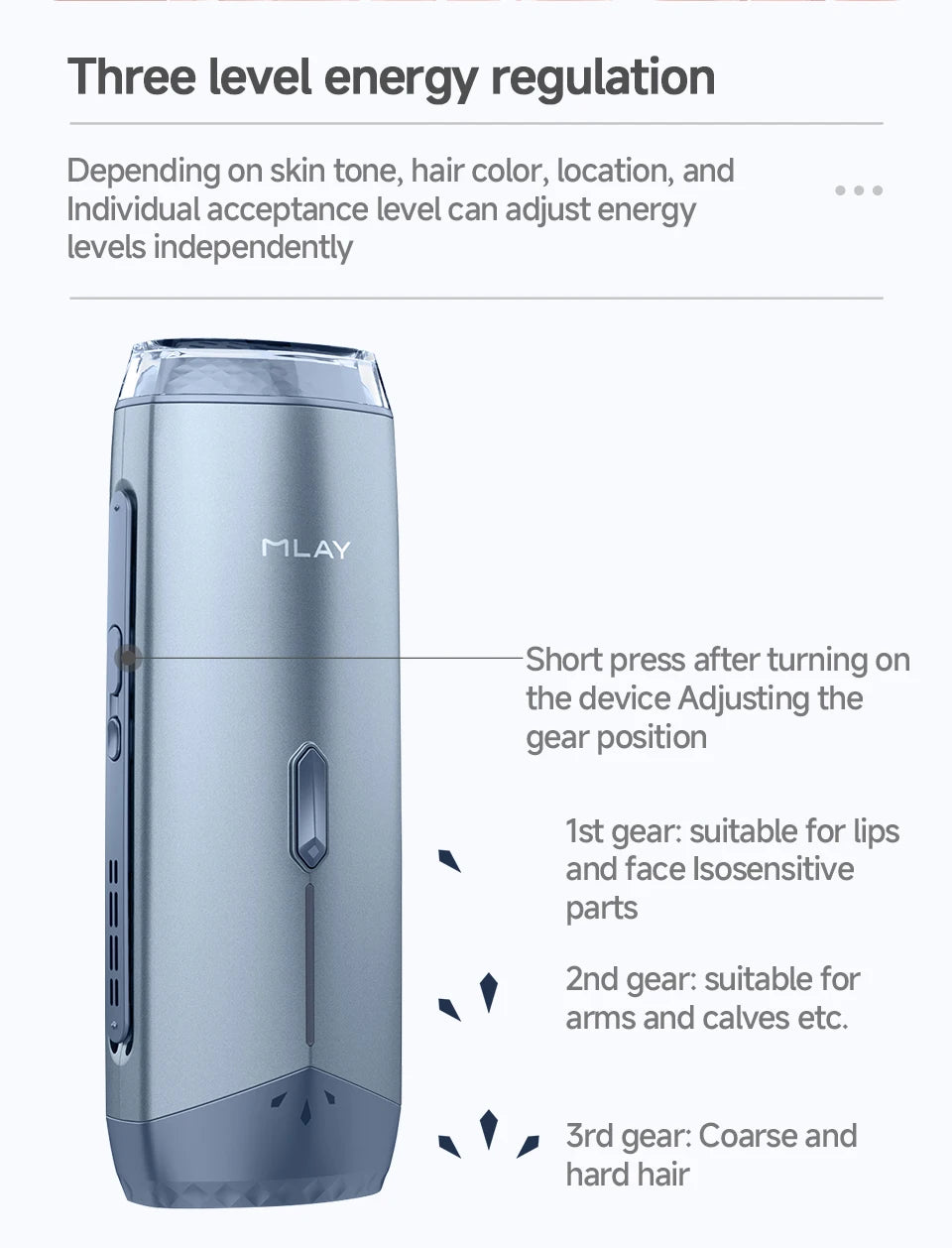 Mlay T18 IPL Hair Removal Device with ICE Cooling