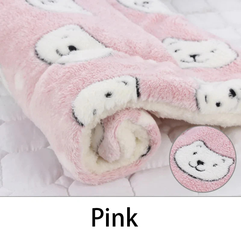 Flannel Pet Sleeping Mat Dog & Cat Bed