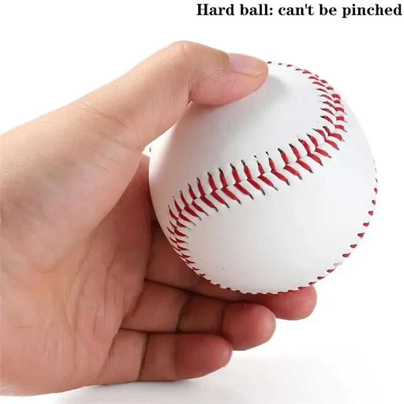 No. 9 Handmade Training Baseball – White Safety Ball