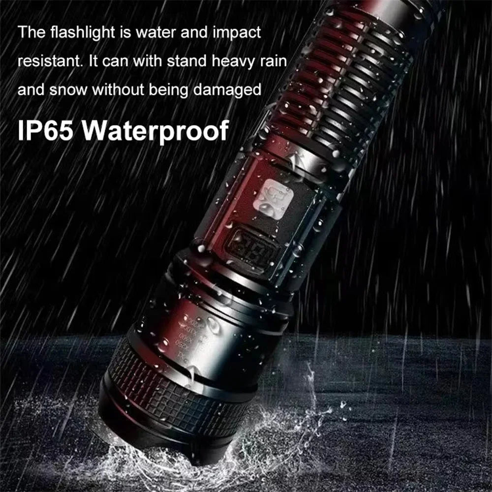1,600,000LM USB Rechargeable LED Tactical Flashlight