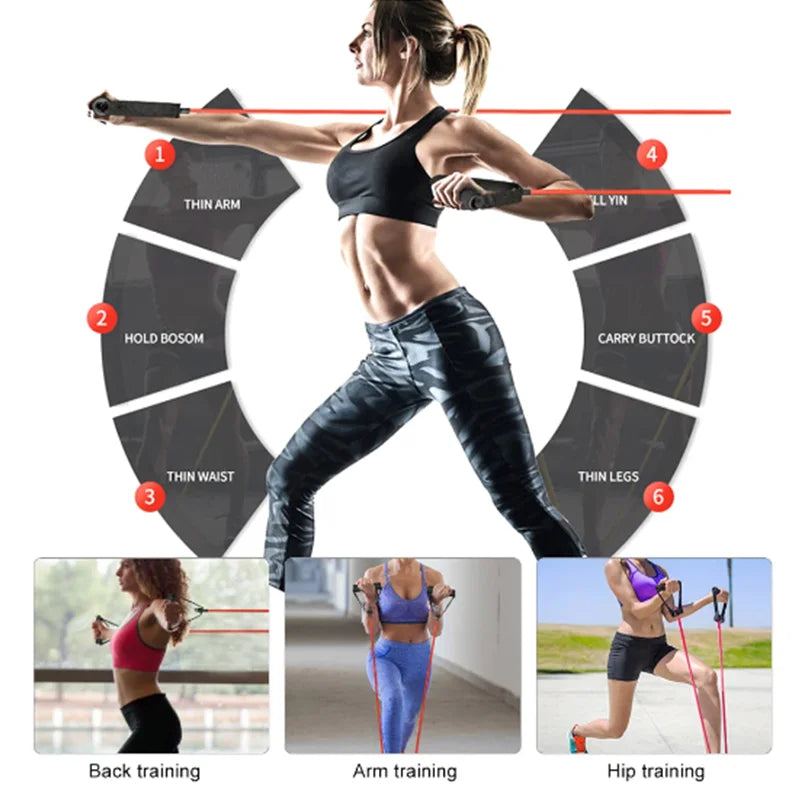 Resistance Bands with Handles for Home Workouts