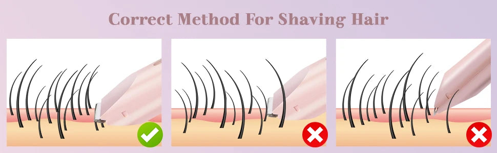 2-in-1 Electric Razor & Bikini Trimmer for Women