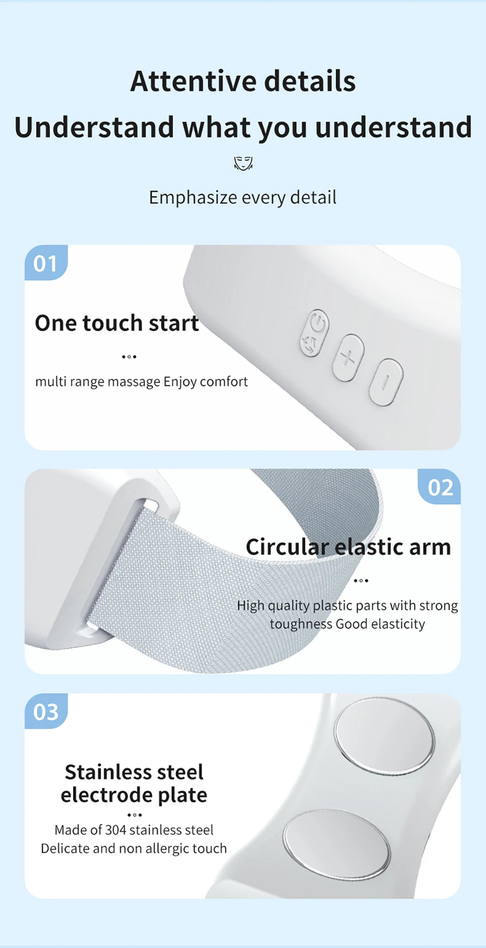 EMS V-Face Lifting Massager – Microcurrent Facial Toning Device