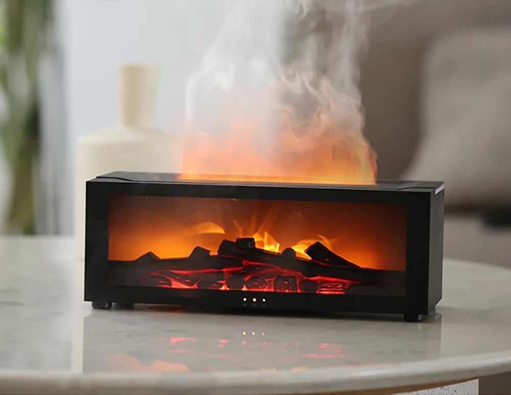 Flame Aroma Humidifier with LED & Remote